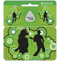 Guitar Pick Card w/Hanger & 6 Pop-out Picks